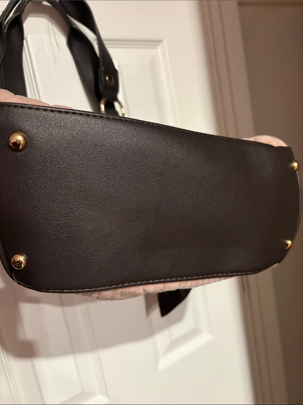 BNWT JUICY COUTURE Y2K Coquette Pink and Brown Embroidered Logo Shoulder Bag